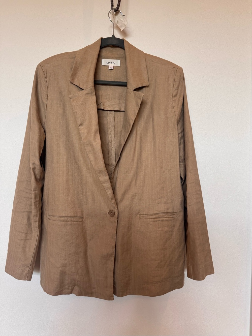 Level 99 Classic Tan Blazer Jacket